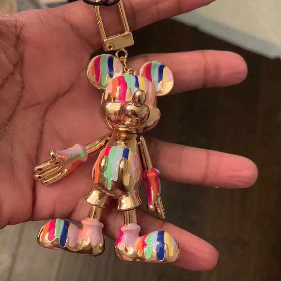 Disney BaubleBar Handbags - DisneyXBaubleBar Gold/Paint Bag Charm All Moving Parts❌❌🥳🥳